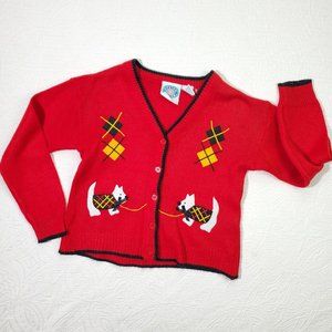 Vintage Scotty Knit Cardigan kids 6